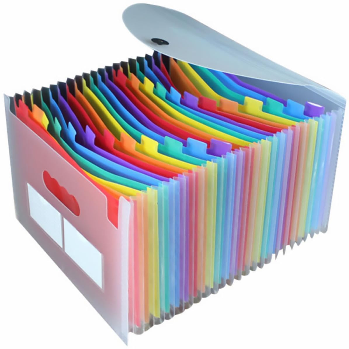 BETOOKY Carpeta de Documentos A4 Múltiples Capas y Bolsillos, Organizador Extensible de Plástico Diseño de Cierre para Archivo Diario y Estudiantil