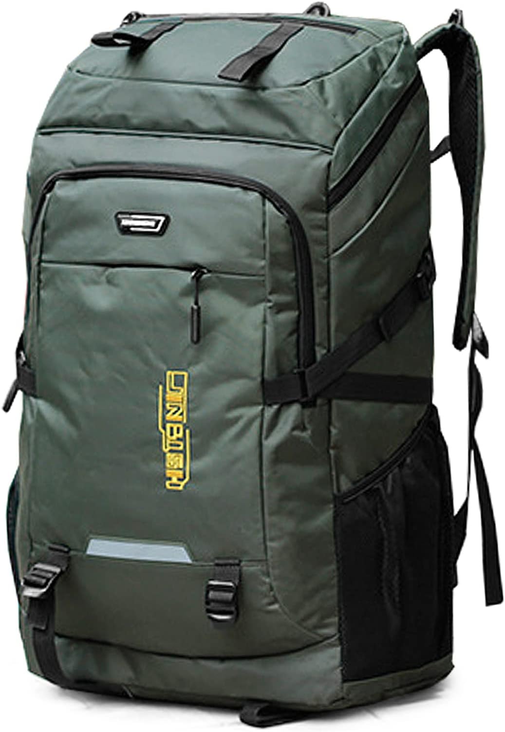 Fawoonu 80L Mountaineering Backpack Waterproof Outdoor Running Bag Bicycle Bag Large Capacity Riding Bag Breathable Jogging Travel Daypack Bag for Riding Running Hiking Camping