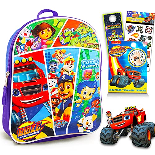 Blaze and the Monster Machines and Friends Mini Backpack Toddler Preschool ~ Bundle with 11
