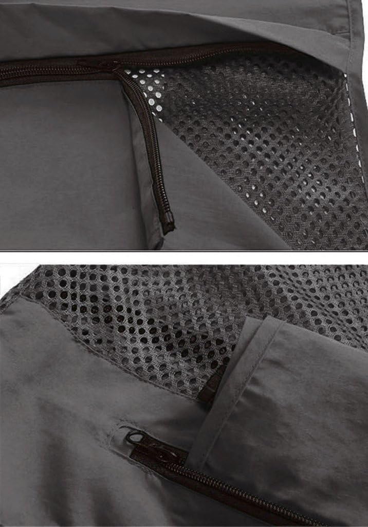 Frigatebird Men's Mesh Fishing Vest Multi Pockets Photography Outdoor Jacket, XL-US - Image 5