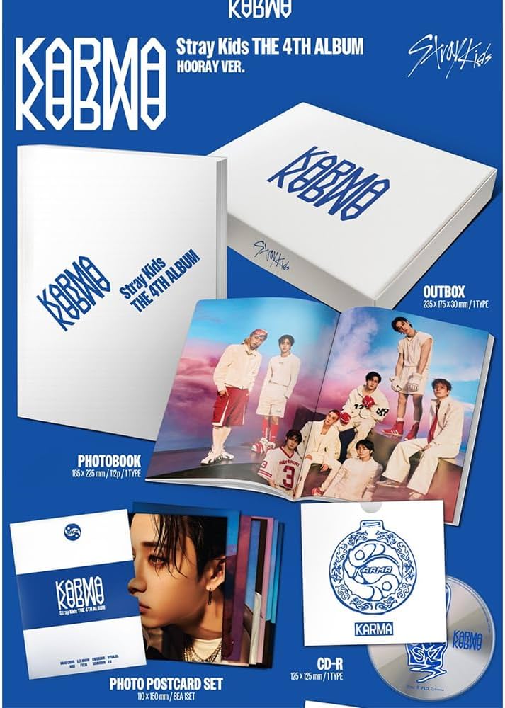 Amazon.com: (3 ver. Set) STRAY KIDS - [KARMA] 4th Studio album
