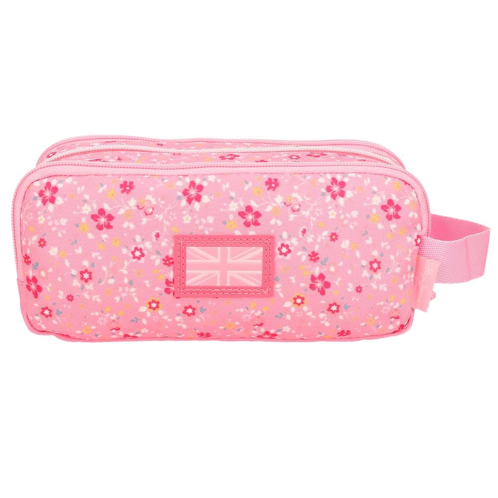 Image secondaire de Pepe Jeans Alenka Rose Trousse Triple Rose 22 x 10 x 9 cm Polyester 1,98 L by Joumma Bags, Rose, Talla única, Trousse Triple