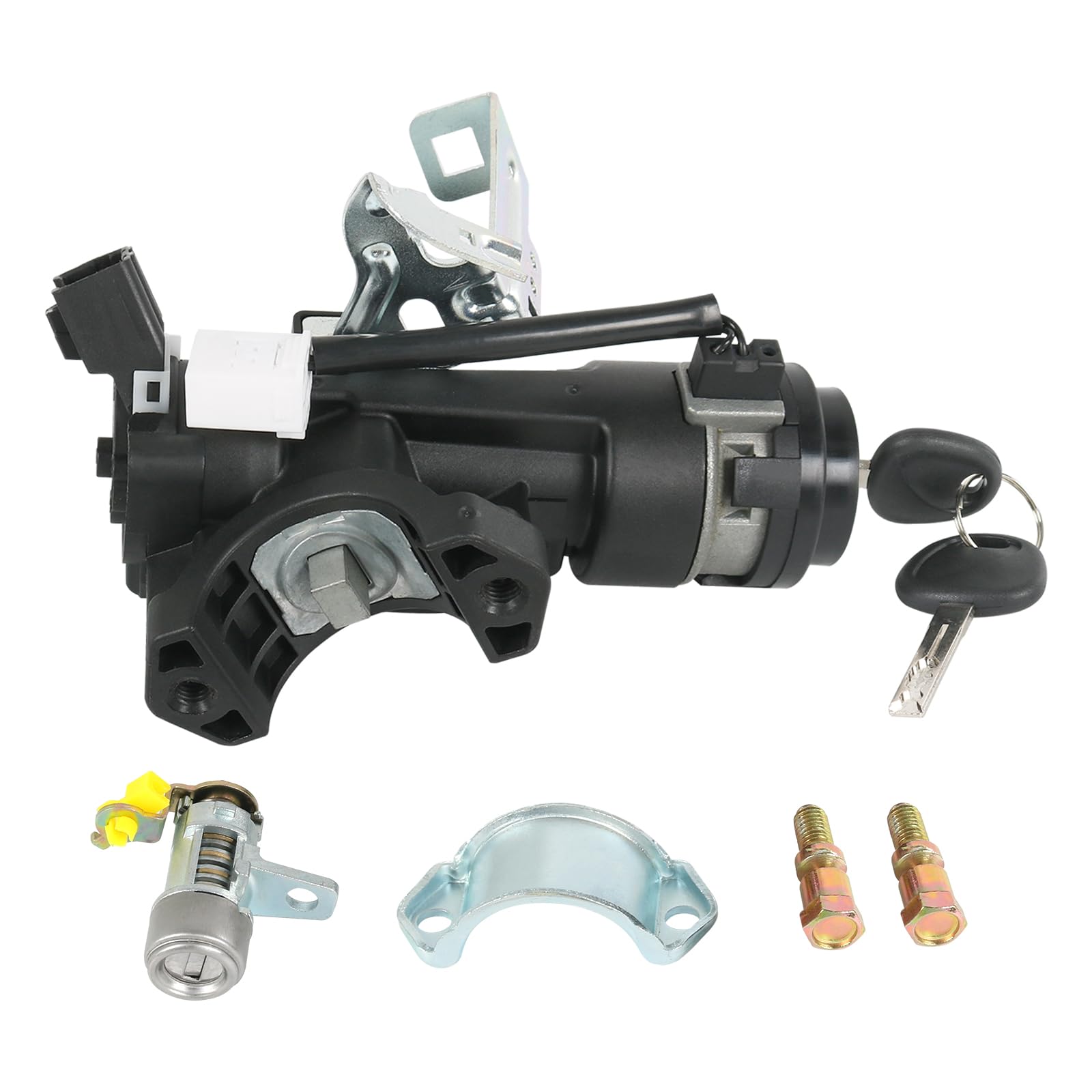 Amazon.com: Ignition Lock Switch Assembly & Door Lock Cylinder Fit