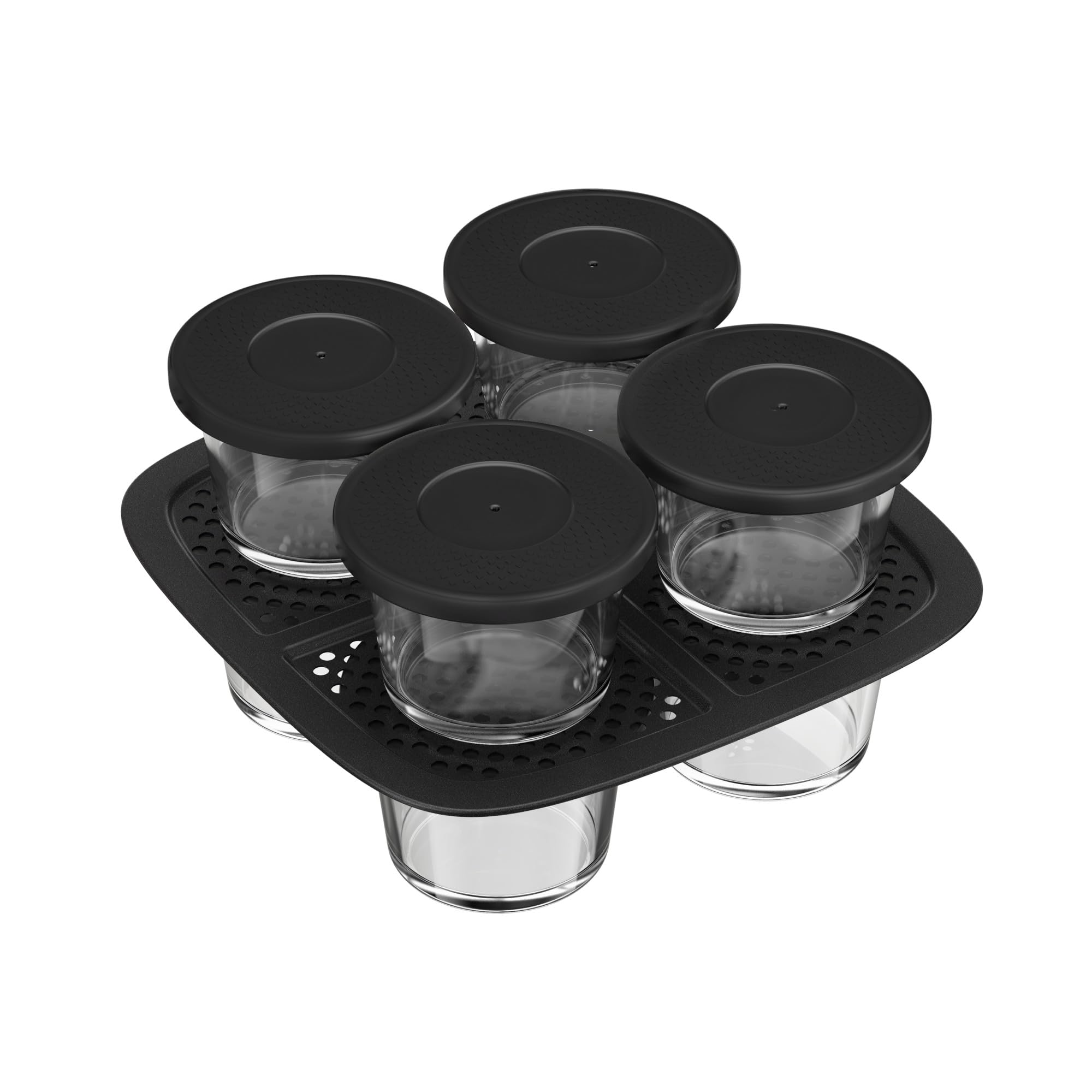 Tefal - Set 8 Verrines pour Air Fryer avec Support et Couvercles