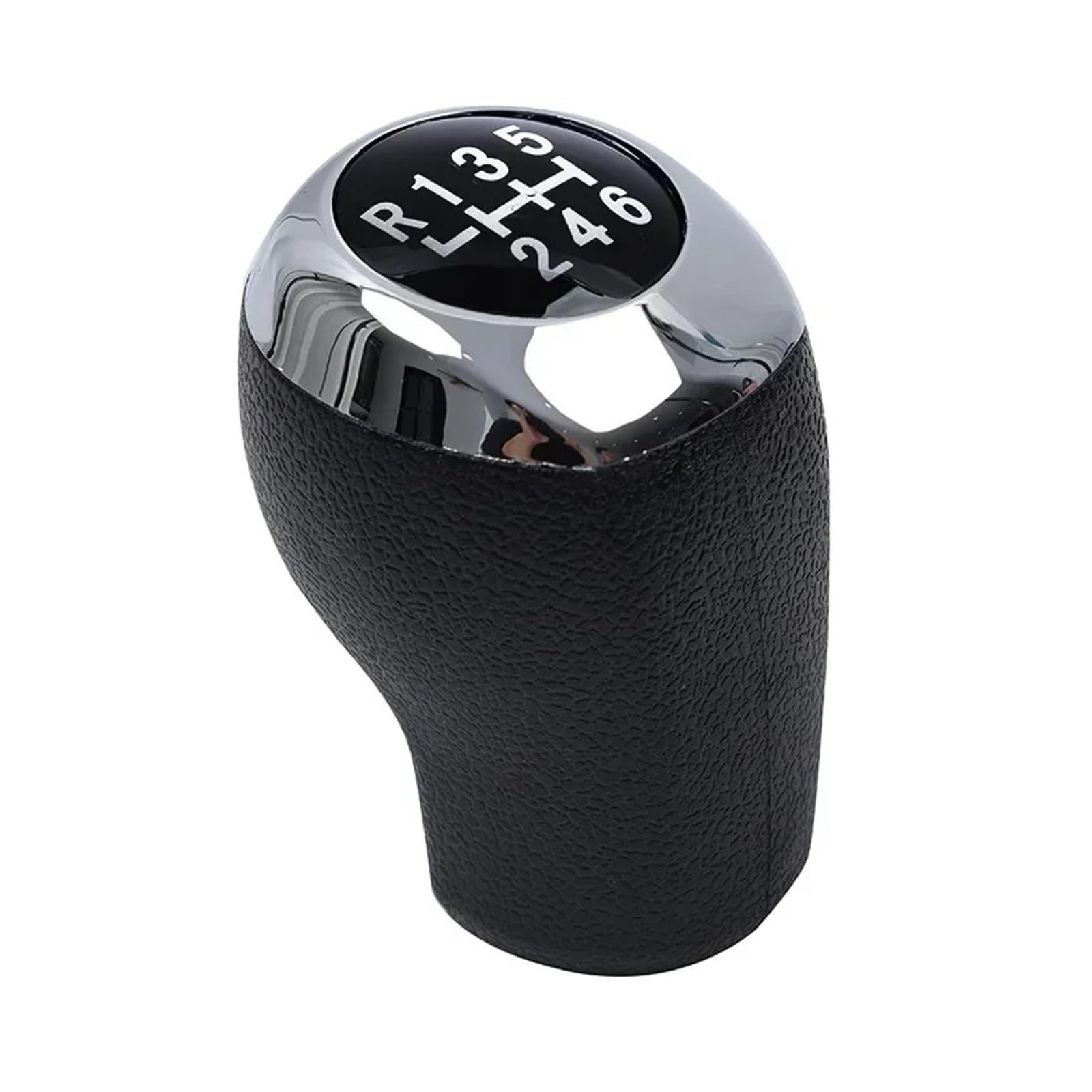 Qmtvfsrh Bright Cover 6 Speed Car Gear Shift Knob For Hyundai For Accent For Verna For Solaris For Hb20 For Elantra Gt For I30 For I25 5 6 Speed Manual Gear Shift Knob(Bright Cover 6 Speed)