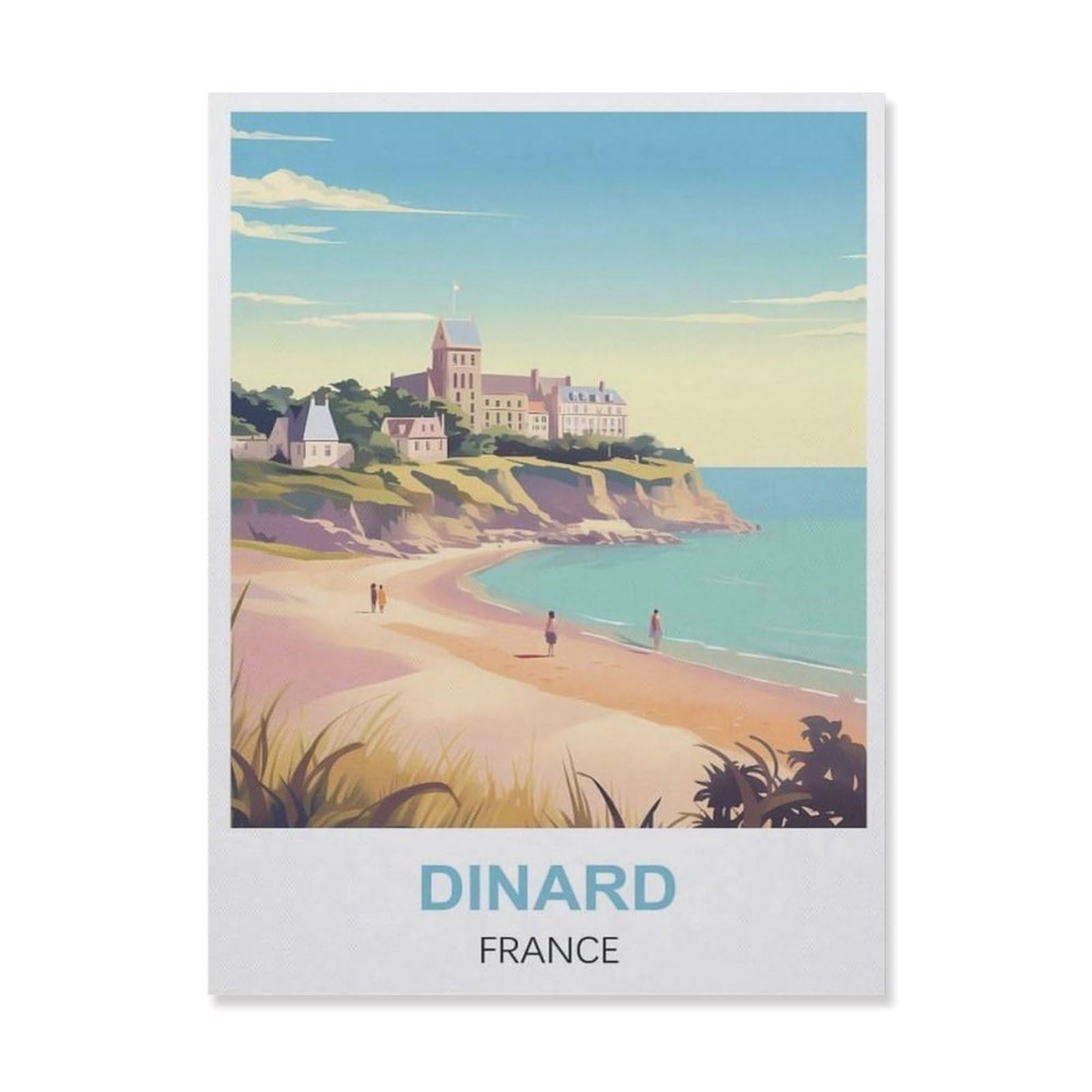 Metal Sign Tin Sign，Dinard France(30x40cm）