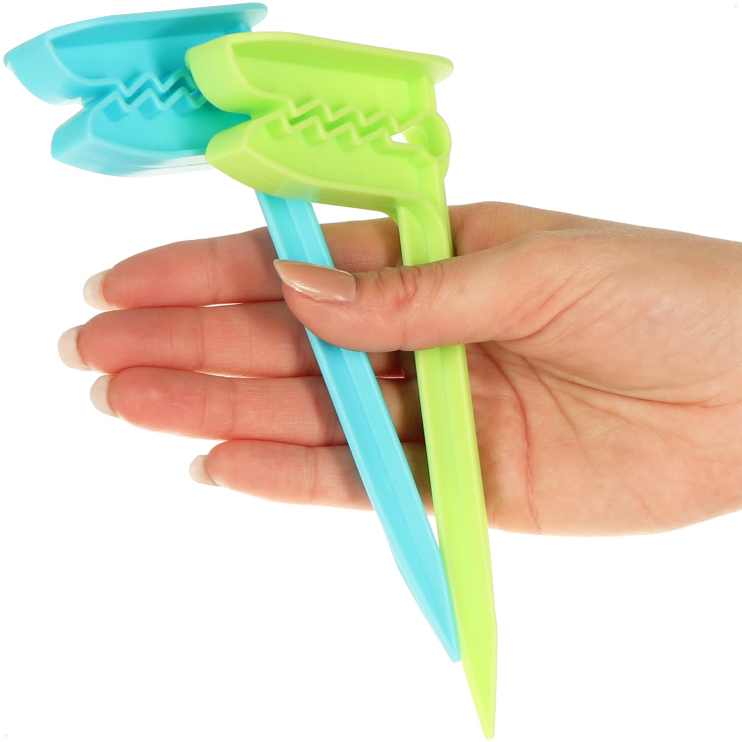 com-four® 8X Clips para Toallas de Playa - Pinzas para Sujetar Toallas - Ideal para Playa, Viaje, Camping o Picnic (08 Piezas - Arenque)