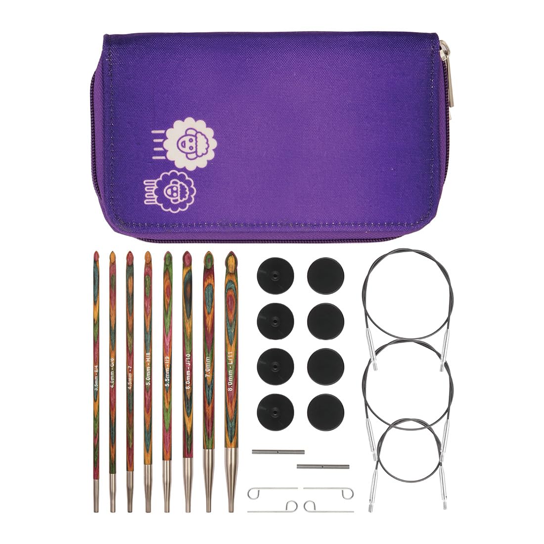 Amazon.com: KnitPro Crochet Hooks in Zipper Case, Symfonie