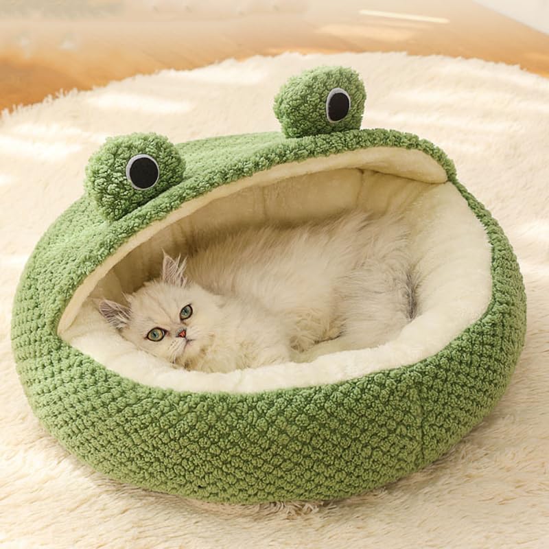 Amazon | Yavoluy 猫 犬 ベッド ペットハウス ドーム型 ペットマット
