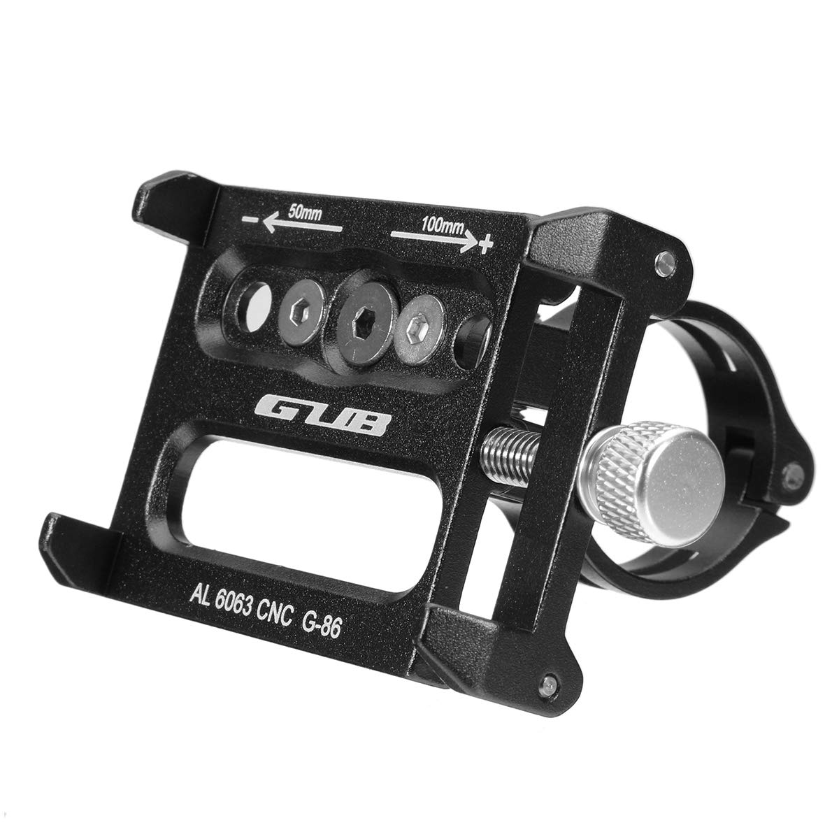Aluminiowy rower motocykl telefon Gps uchwyt uchwyt na kierownicę klips stojak uchwyt uniwersalny - czerwony