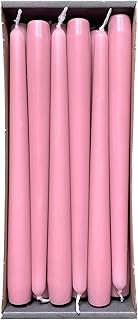 Nordring 12 velas puntiagudas de 2,3 cm x 25 cm de alto, color rosa envejecido