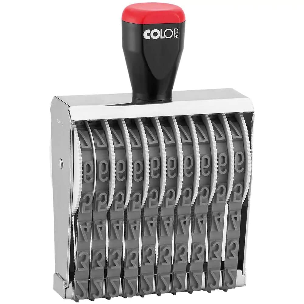 Colop 108899 timbro Numeratore con 12010 – 10 cifre nbaender, 12 mm altezza caratteri