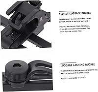 Vista 6 de 2 Pcs Bag Buckle Tie Down Belt Bycicles Sturdy Luggage Buckle Quick Release Strap Cargo Tie Down Strap Adjustable Luggage Straps Luggage Lashing