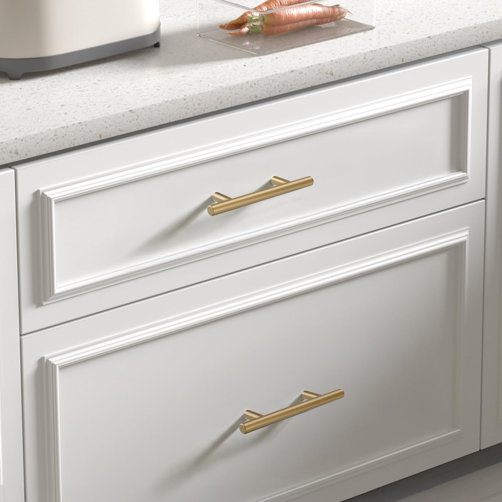 Goldenwarm Champagne Bronze Cabinet Pulls - 25 Pack -4