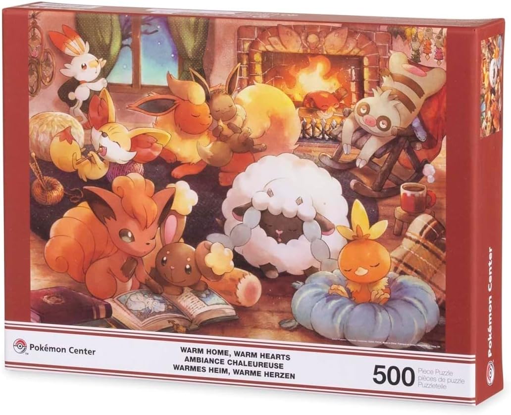 Pokémon Center: Warm Home, Warm Hearts Puzzle (500 Pieces)