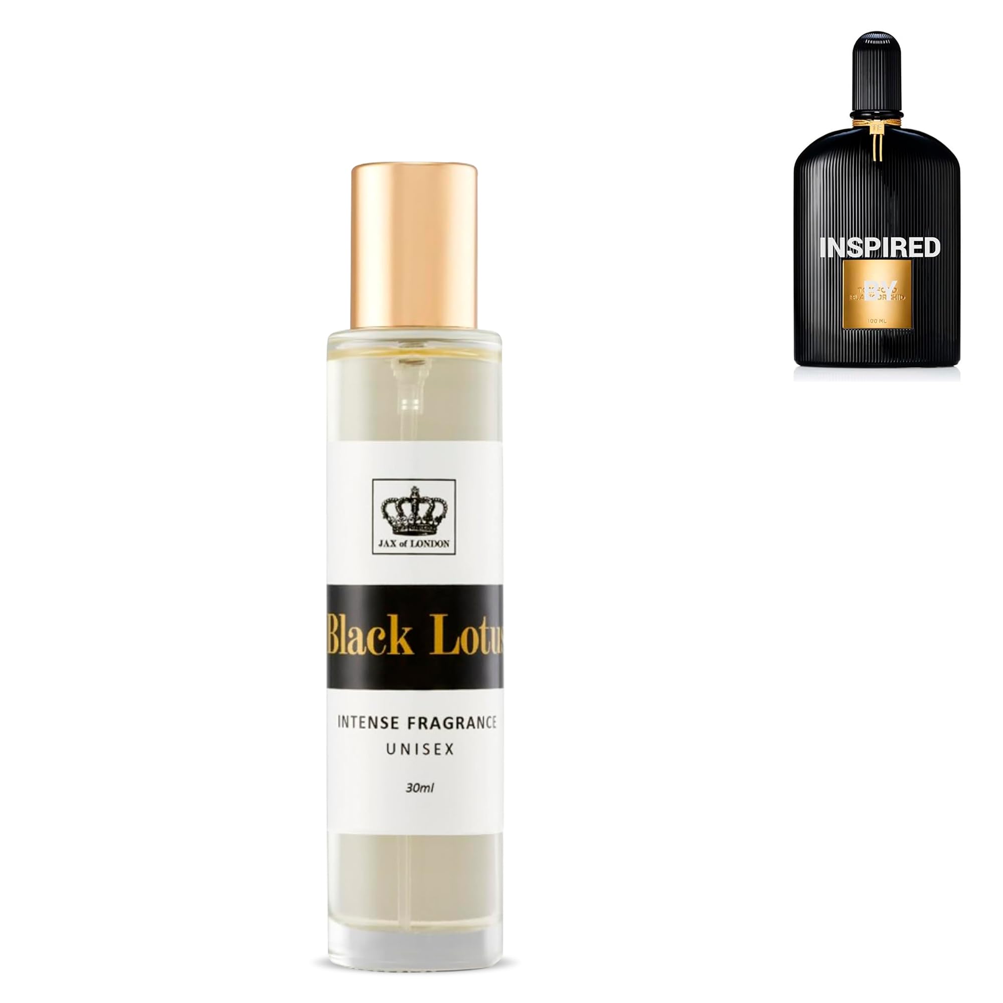 Jax of London Black Lotus EDP Perfume for Men and Women 30ml - Intense, Unisex, Long-Lasting