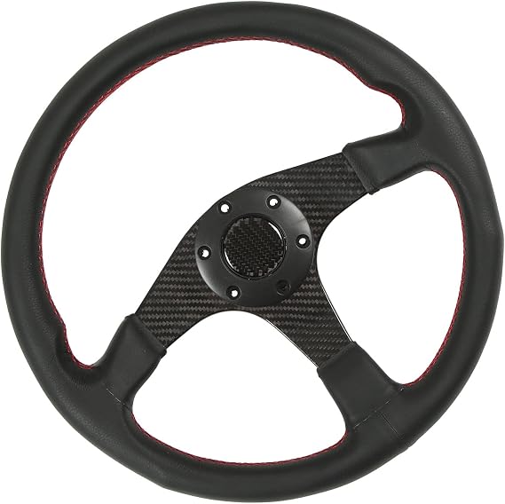 Chrees Racing Steering Wheel, 350mm, Carbon Fiber Design