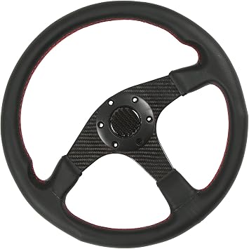 Chrees Racing Steering Wheel, 350mm, Carbon Fiber Design