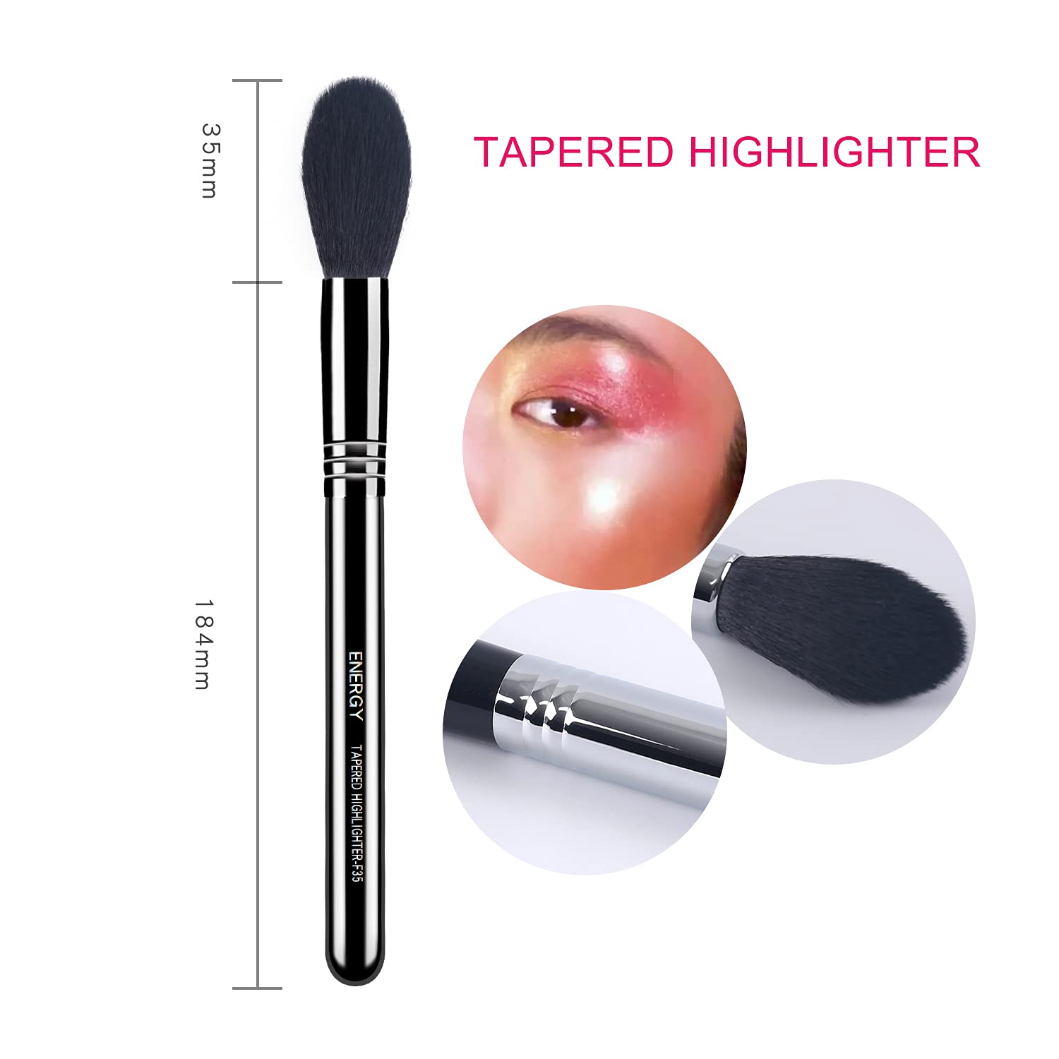 Buy ENERGY Professional Tapered Highlighter Brush Blending Makeup