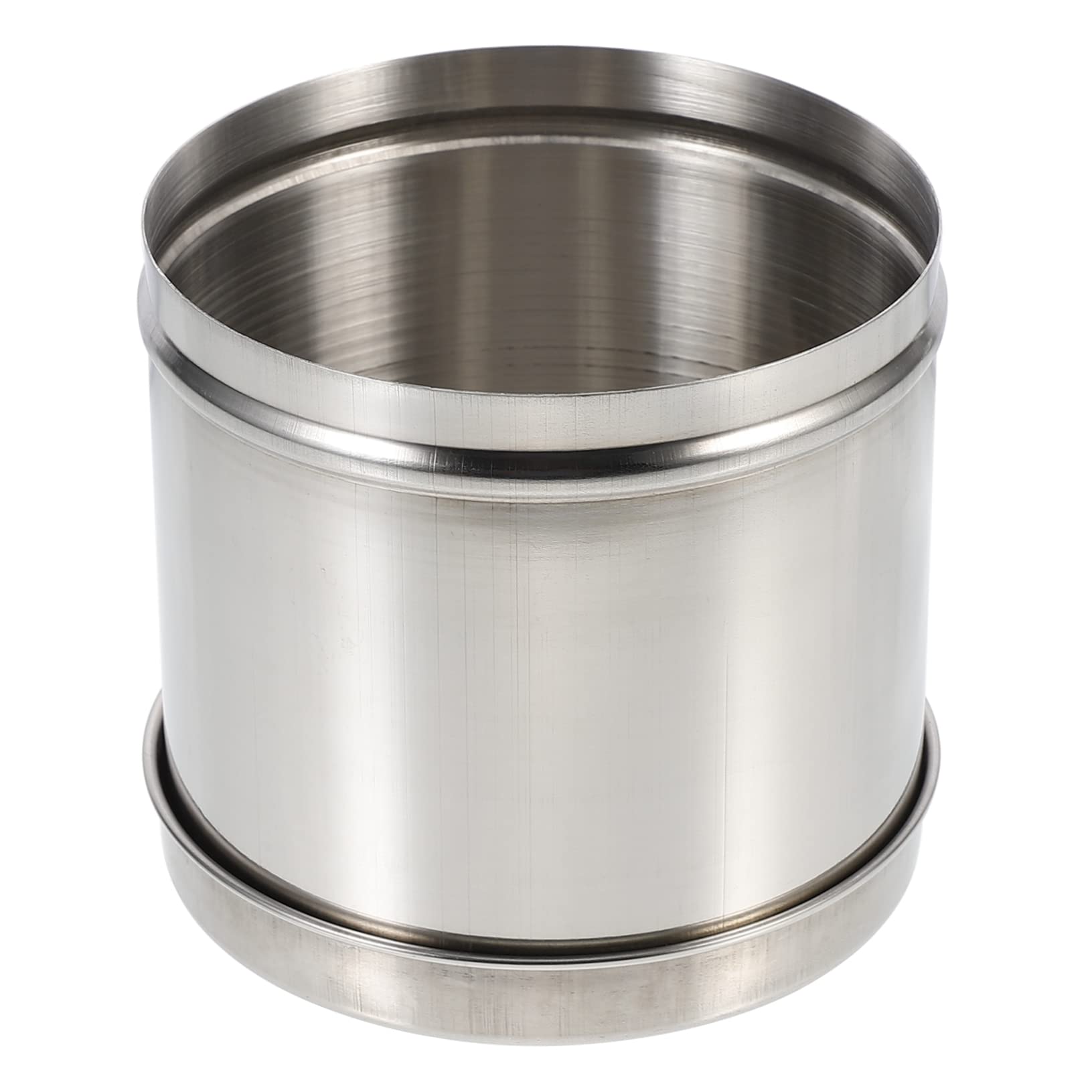 Garneck Small Airtight Jar Cotton Ball Tube Holder Stainless Steel Dressing Jar