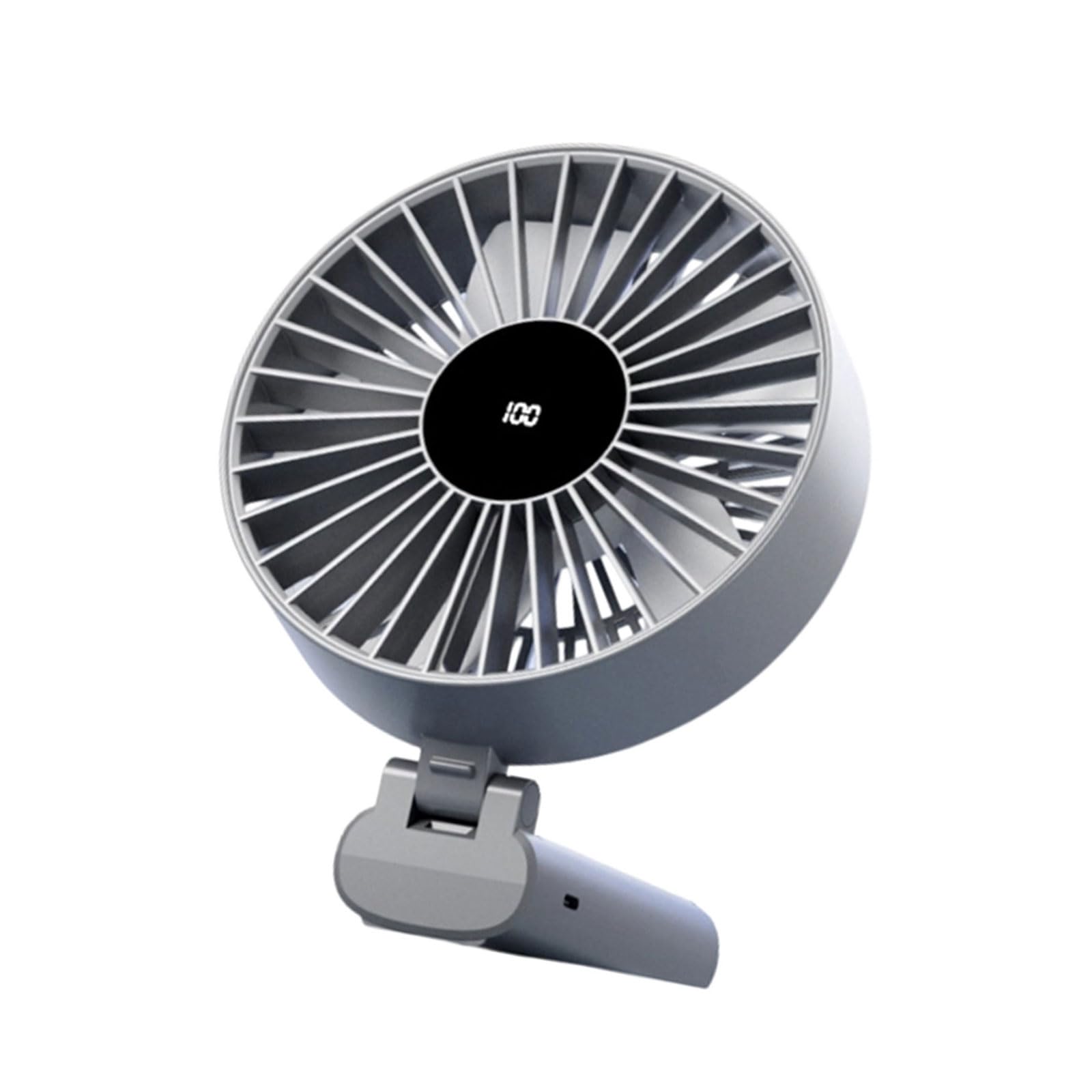 Elnwnnkc Compact Desktop Cooling Fan 100 Adjustable Speed Handheld Portable Folding for Outdoor Activity and Indoor Cooling Portable Folding