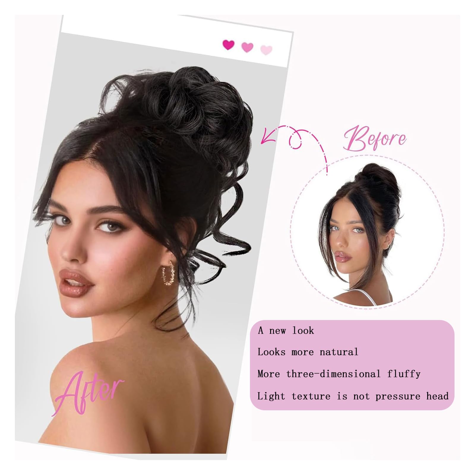 AYNKH Messy Bun Hair Piece - Image 4