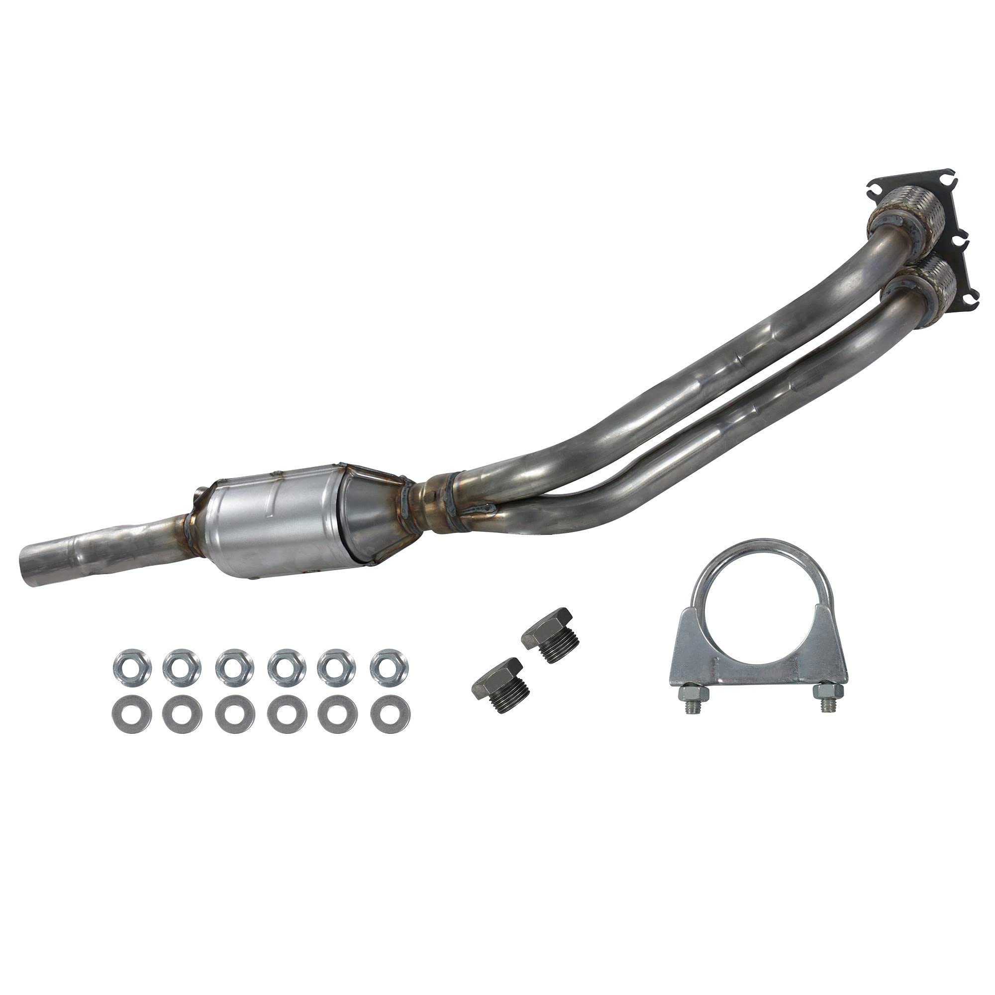 Catalyseur avec matériel de montage norme 4 | Compatible avec: AUDI A3, SEAT LEON, TOLEDO II, SKODA OCTAVIA I, OCTAVIA I Combi, VW BORA I, BORA Variant, GOLF IV