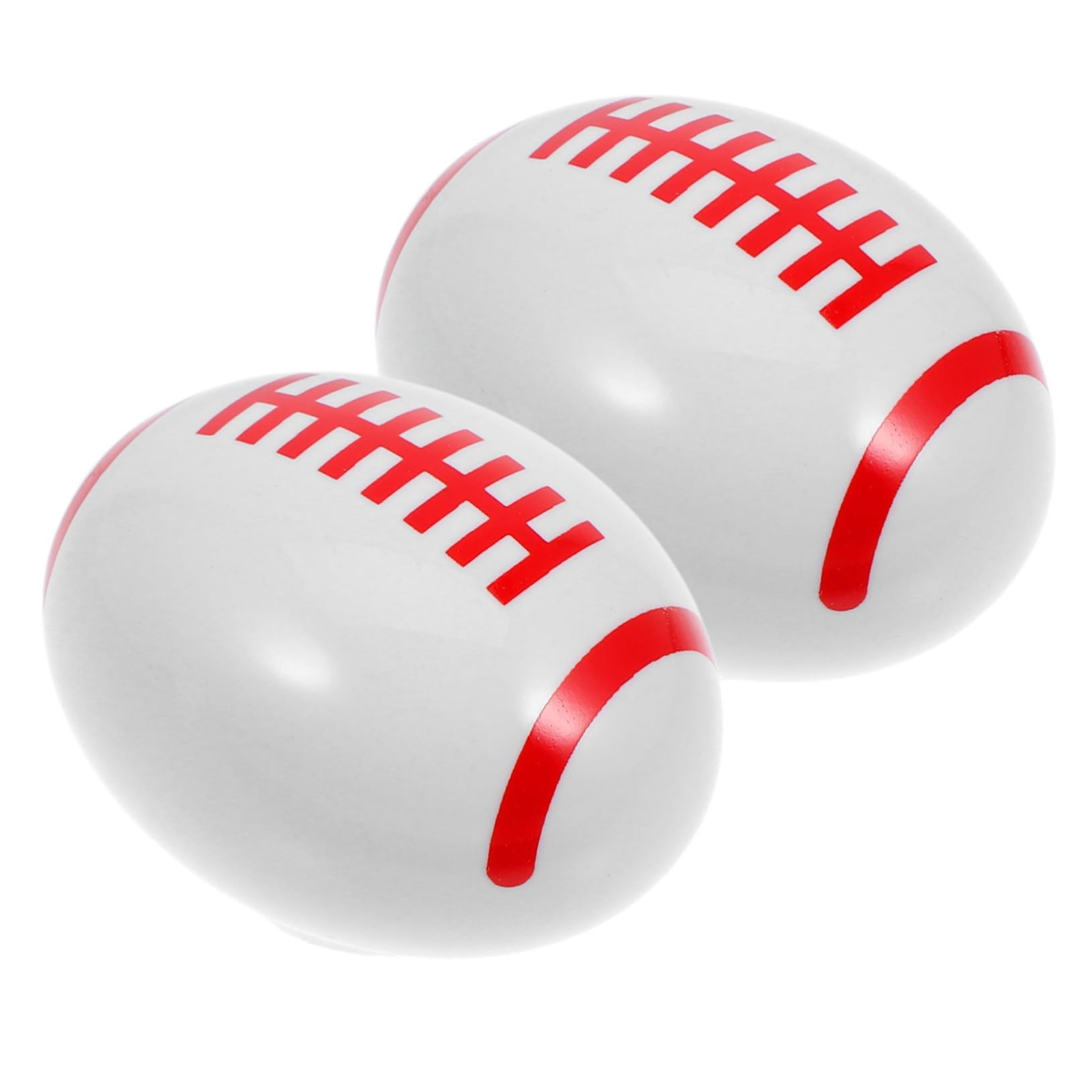 KONTONTY 2pcs Rugby Sports Ball Ceramic Knobs for Kids Rooms Ball Knob Drawer Pulls for Dresser Cabinet Easy Install