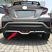 Rqing For Toyota C-HR CHR 2017 2018 2019 Chrome Rear Bumper Cover Trims