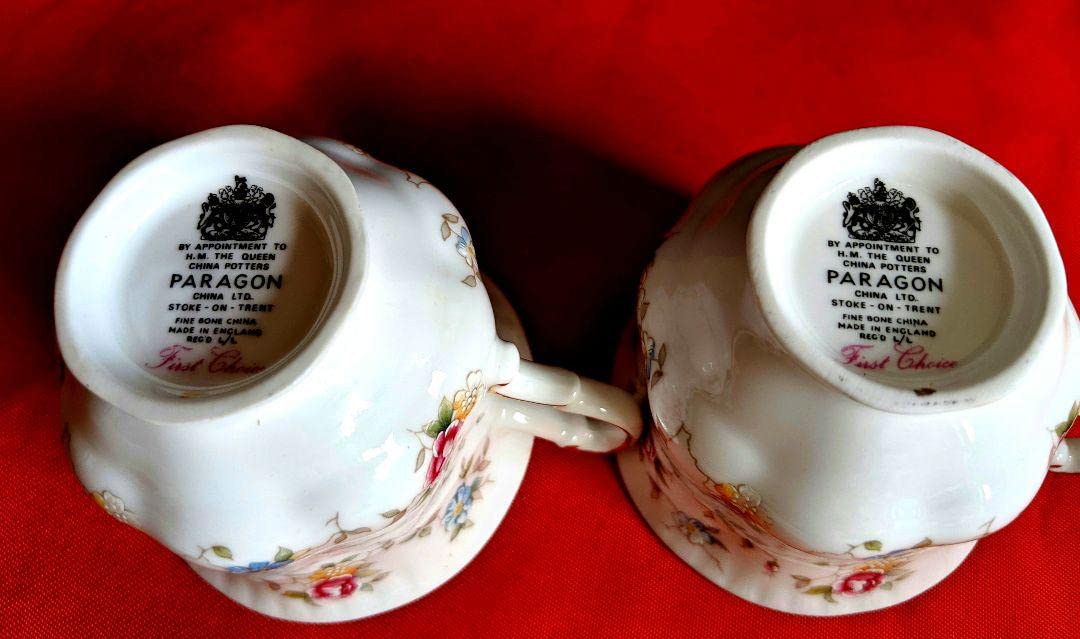 専用 イギリス パラゴン 1950年代 コ—ヒ—カップ＆ソ—サ—２客セット イギリス パラゴン 1950年代 コ—ヒ—カップ＆ソ—サ— - メルカリ