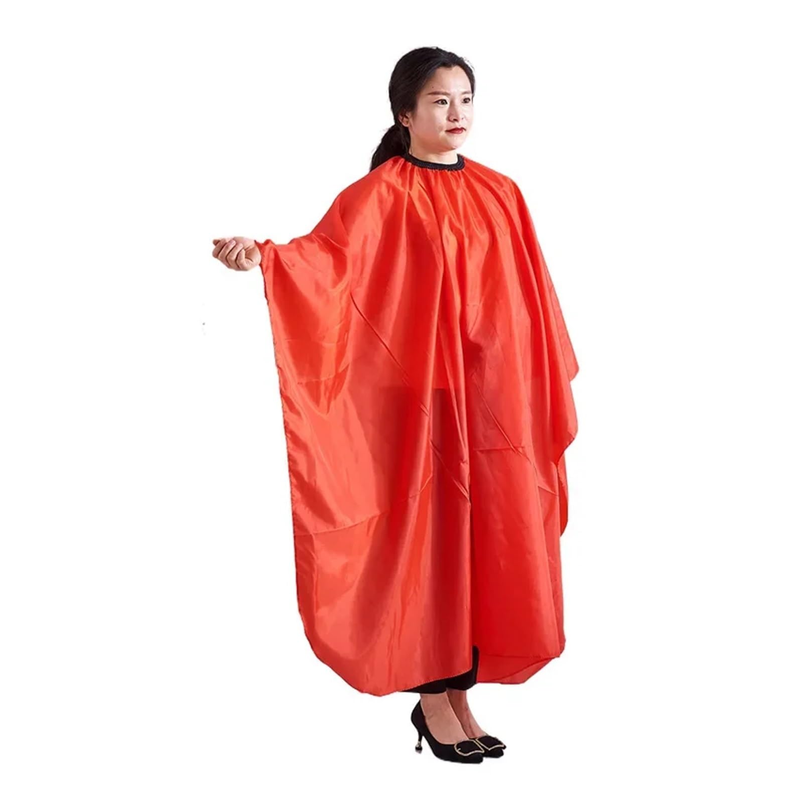 Capa Peluqueria Salon Hairdressing With Transparent Waterproof Haircut Cloak Apron Barber Shop Tool