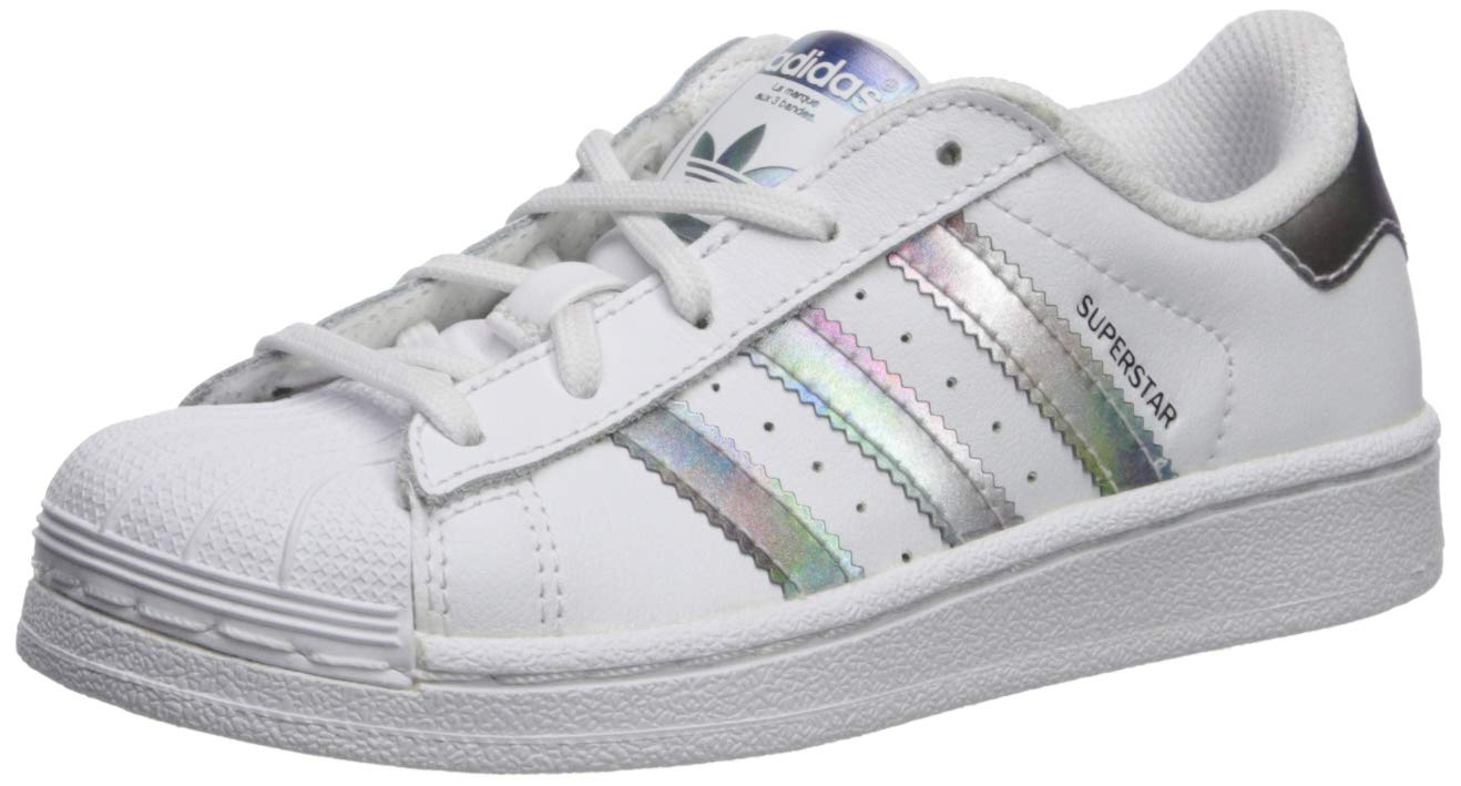adidas gazelle silver green womens adidas Superstar Core Black Preschool Kids' Shoes, Size: 12.5 main image 1
