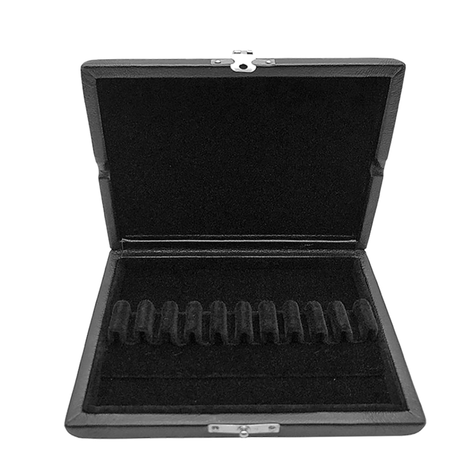 Oboe Resonant Part Case na 40 arkuszy rur, drewno i skóra PU, dwuwarstwowe przechowywanie z metalowym zawiasem, kompaktowe, oddychające wzornictwo, dla mobilnych muzyków
