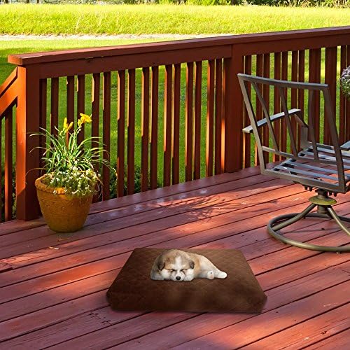 DELA DISCOUNT 61loldaFmOL._AC_ PETMAKER Waterproof Memory Foam Pet Bed Collection - Indoor/Outdoor Dog Bed with Water Resistant Non Slip Bottom and Removeable Washable Cover  