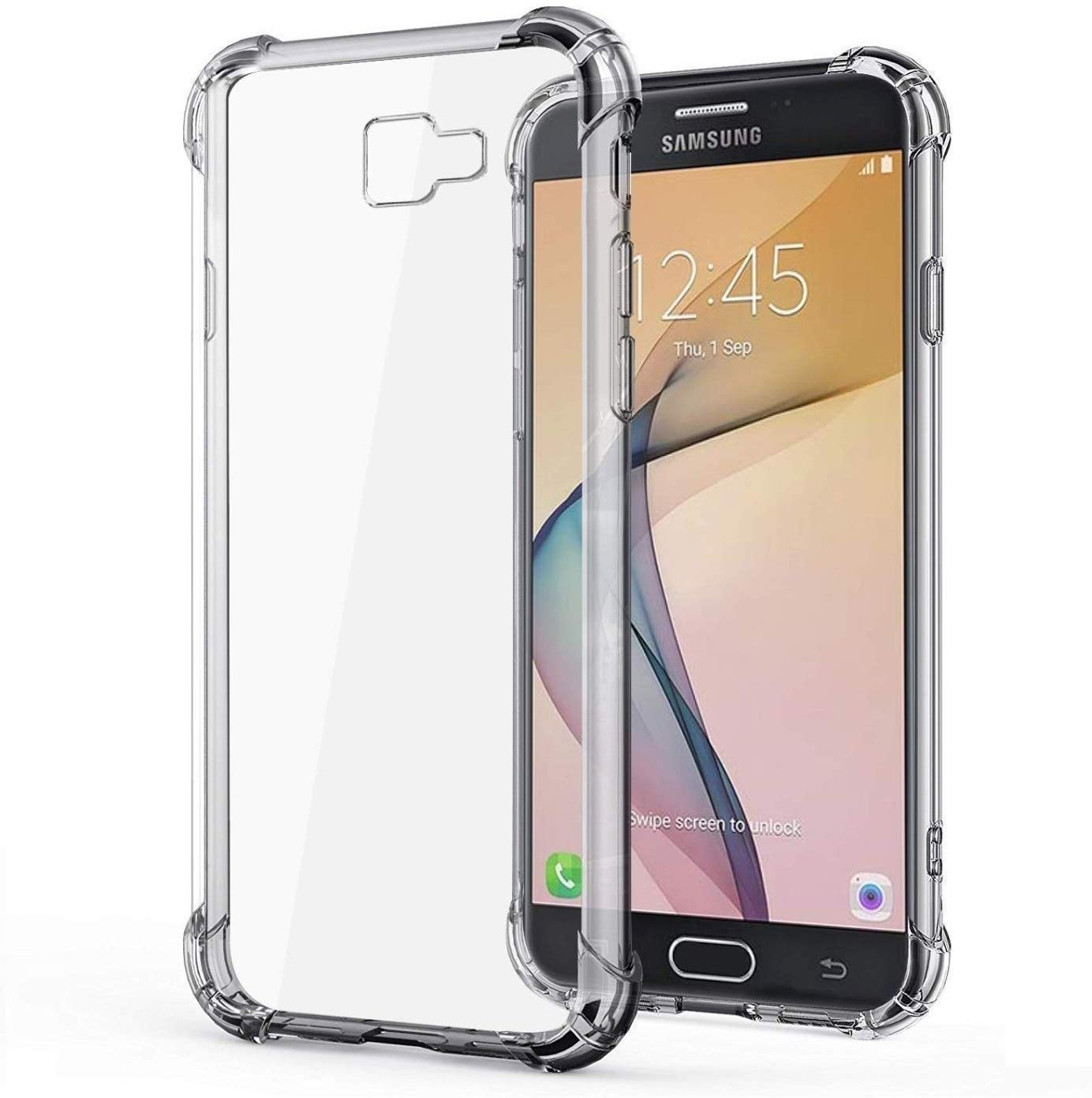 Silicone Transparent Soft Back Cover For Samsung Galaxy J7 Max, Transparent (B075QHN8DL) Amazon Price History, Amazon Price Tracker