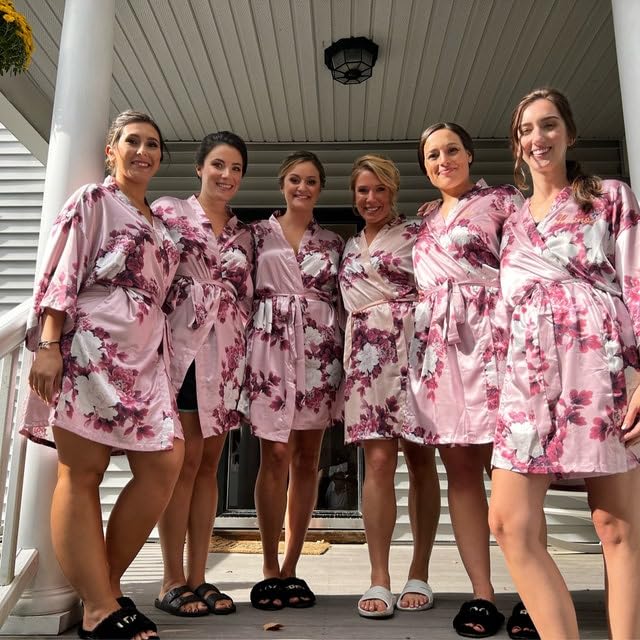 Bridesmaid Gifts, Bridesmaid Robes, Wedding Robes, Bridal Party Gift, Bridesmaid Robe, Satin Robe, Bridal Party Robes, Personalized Robe4