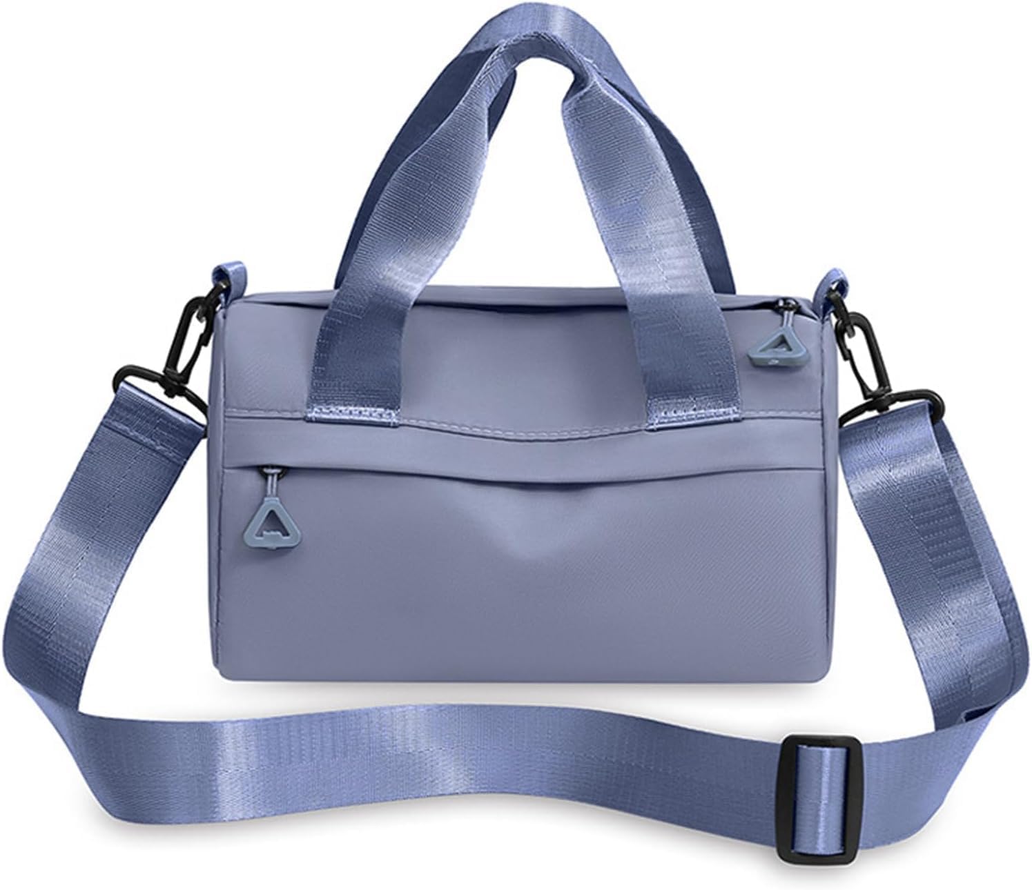 Azonee Mini Gym Bag, Adjustable Gym Sling Bag for Women, Lightweight Water-Resistant Duffle Handbag with Multi-Pockets, Compact Crossbody Purse for Travel & Fitness (Blue)