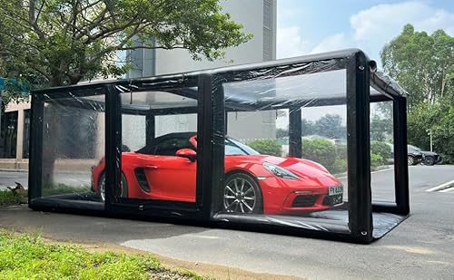 Portable Inflatable Car Cover Shield Garage Tent Airtight Ultimate Outdoor/Indoor
