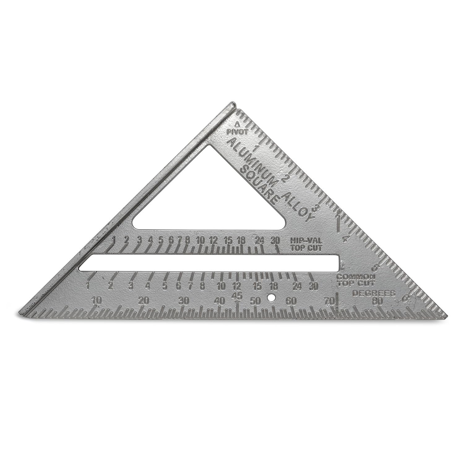 Mayes 11059 7-Inch Aluminum Rafter Square: Durable Carpenter Tool for Precise Home Framing and DIY Layout