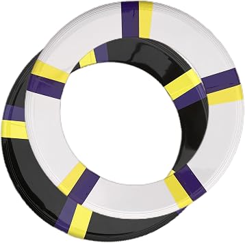 Spin Flyers | Pack of 2 | Advanced Aerodynamics for Graceful, Effortless Flight Disc Shows The Spin | Get Them in Your Favorite Teams Colors