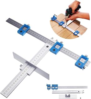 RanDal Aluminum Position Cabinet Hardware Jig Drill Guide for Woodworking