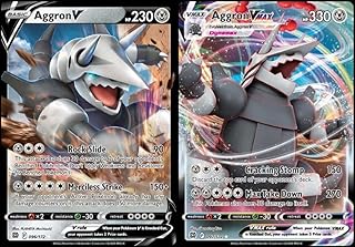 Aggron V & Vmax 097/172 Brilliant Stars - Ultra Rare Pokemon Card Lot