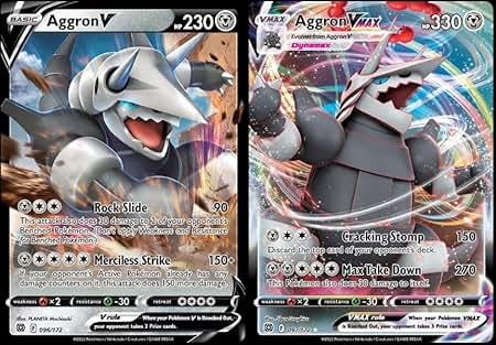 pokemon card aggron vmax price V & 097/172 Brilliant Stars it costs five energy Ninjitsu Deck:Exit from Exile Pokemon: Scarlet & Violet