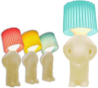 A Little Shy Man Creative Lamp,Little Naughty Boy Desk lamp,Little Naughty Boy Table Lamp. (Blue)