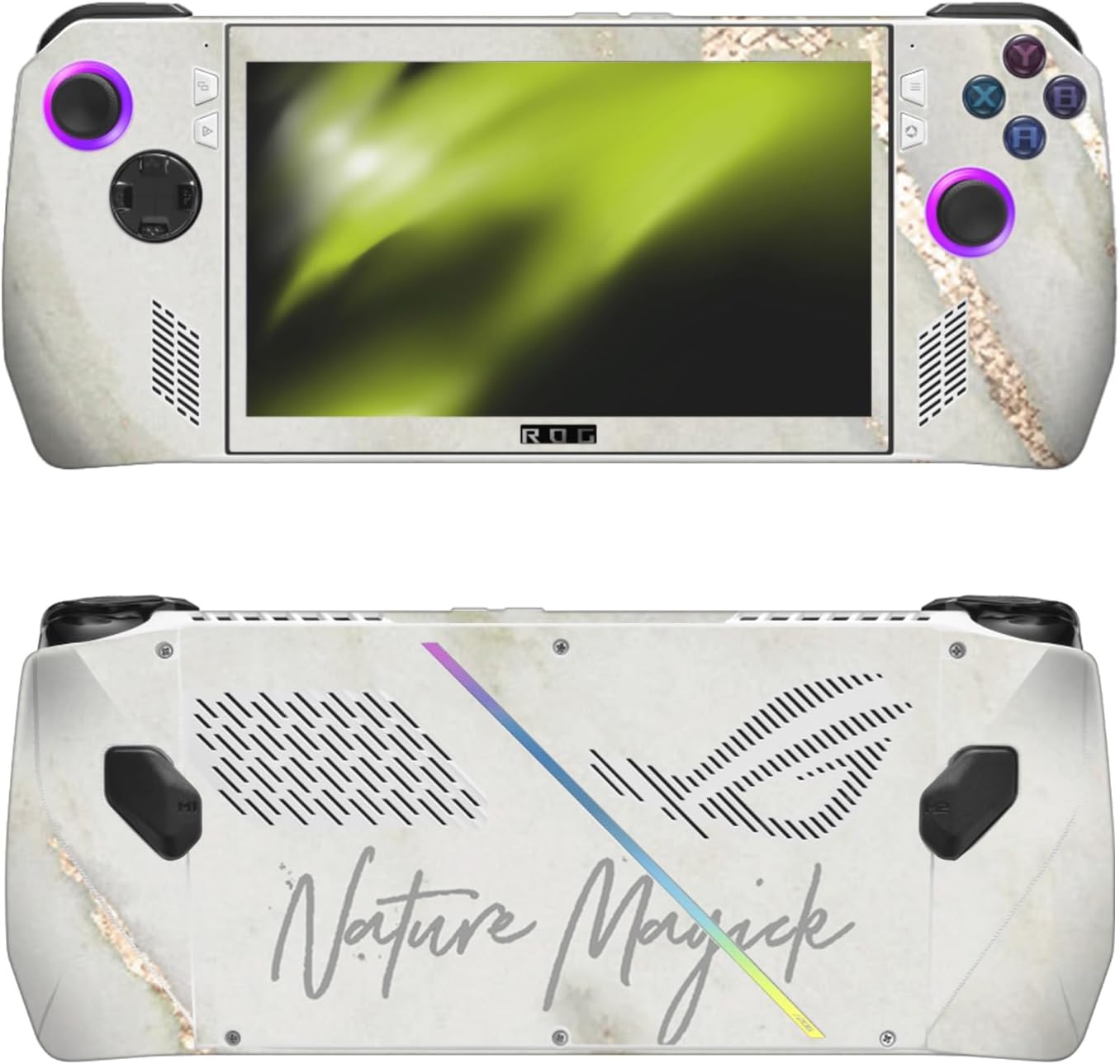 Head Case Designs Officially Licensed Nature Magick Gold Art Mix Vinyl Sticker Skin Decal Cover Compatible with Asus ROG Ally