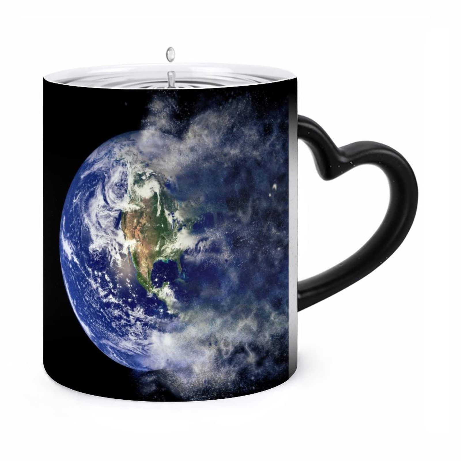 Amazon.co.jp: 地球の崩壊 マグカップ 色が変わる コーヒーカップ