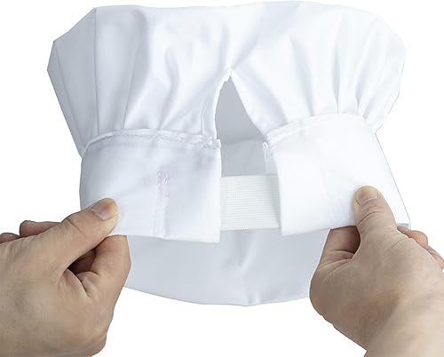 Miniatura 5 de Sombrero de chef unisex para adultos, diseño de hongo, ajustable, para cocina, restaurante, para hornear, fiesta, cocina, restaurante