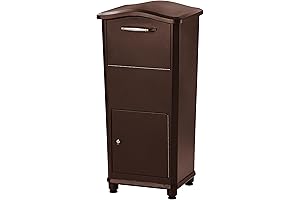 Architectural Mailboxes Extra Large Elephantrunk Parcel Locker with Rubbed Bronze Finish