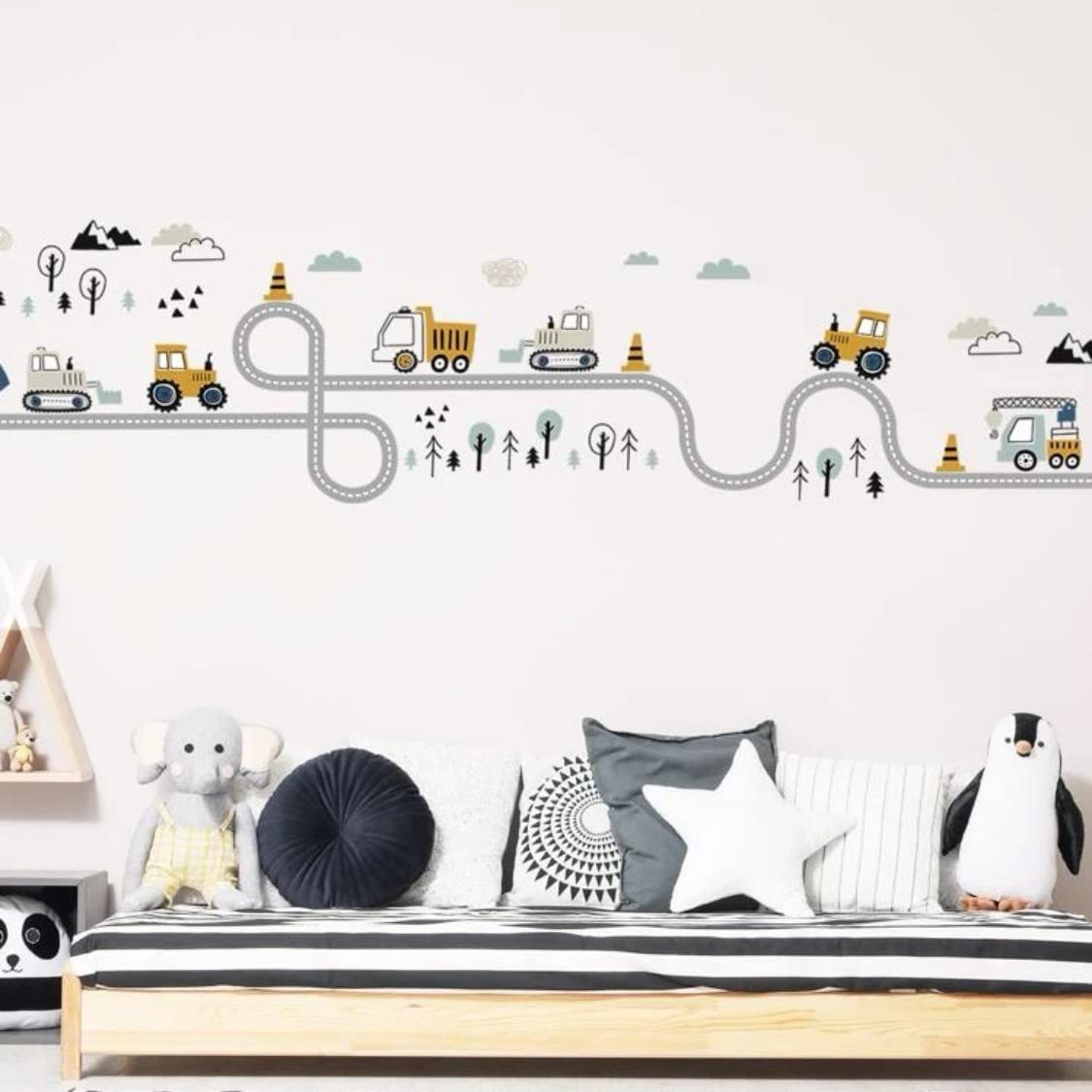Cartoon Cars Wall Stickers Wall Decals Nursery Baby Children - Image 4