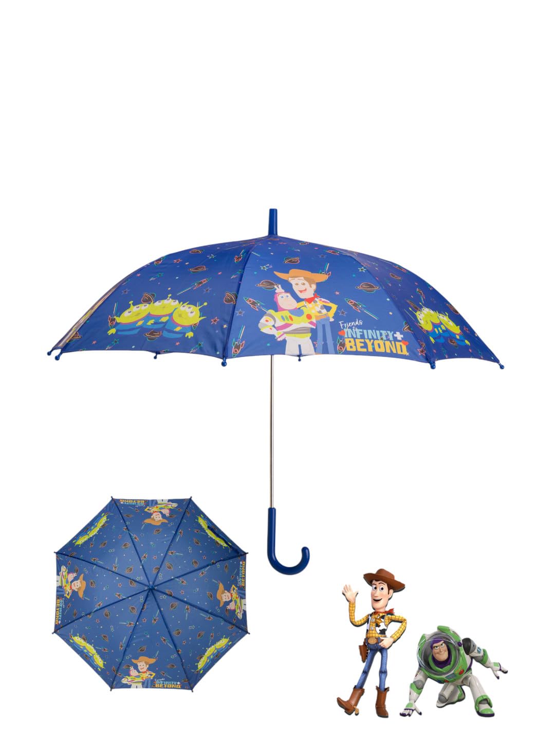 yellow bee Disney Printed Toy Story Umbrella for Boys, Blue, 3-7 Years-picture-11